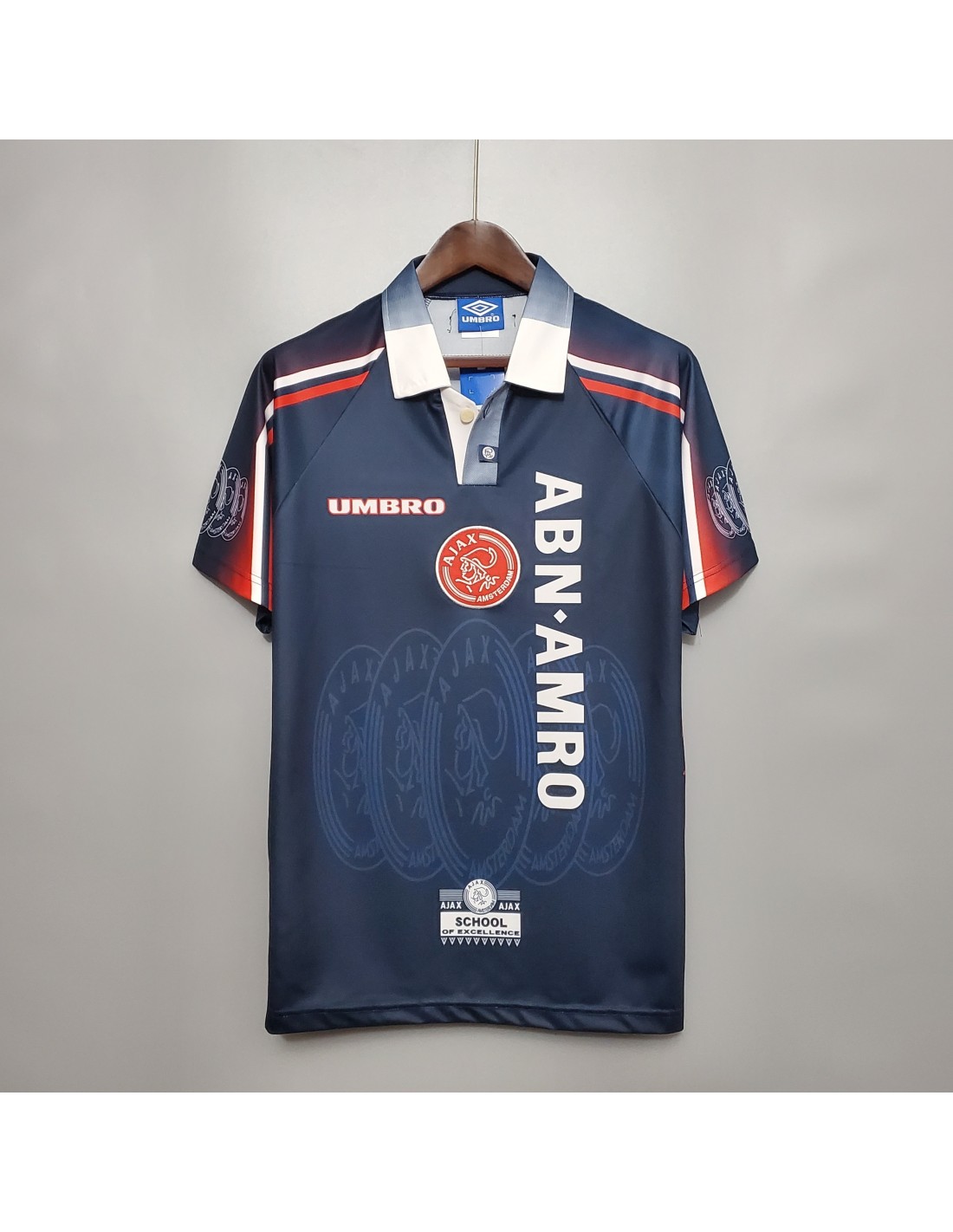 Camiseta de fútbol Vintage de Umbro AJAX AMSTERDAM 1997-1998 de los Países Bajos talla XL 