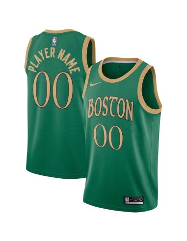Boston Celtics City Editions Verde Serigrafiada (Personalizable)