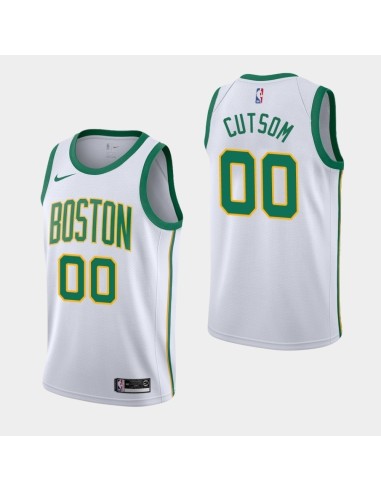 Boston Celtics City Editions Blanco Serigrafiada (Personalizable)