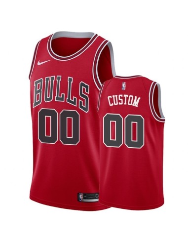 Chicago Bulls Rojo Serigrafiada (Personalizable)