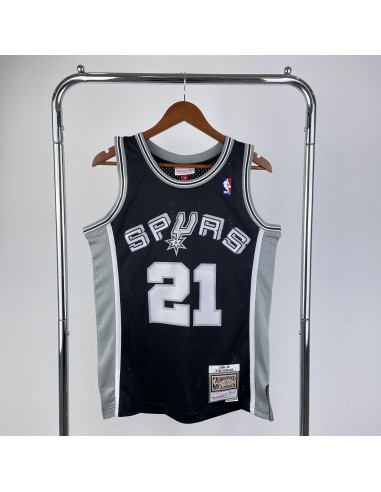 San Antonio Spurs Retro 88/89 Duncan (Serigrafiada) Negra