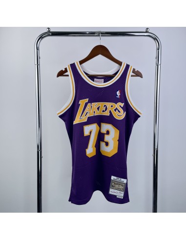 Angeles Lakers Retro 98/99 Rodman (Serigrafiada) Morada